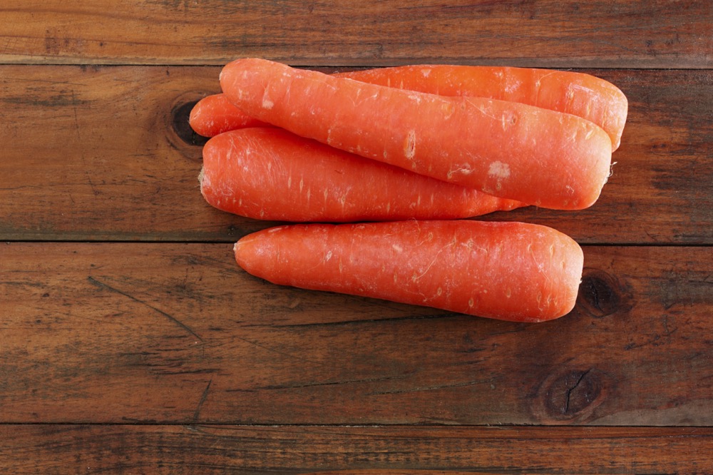 carotte pelée à congeler